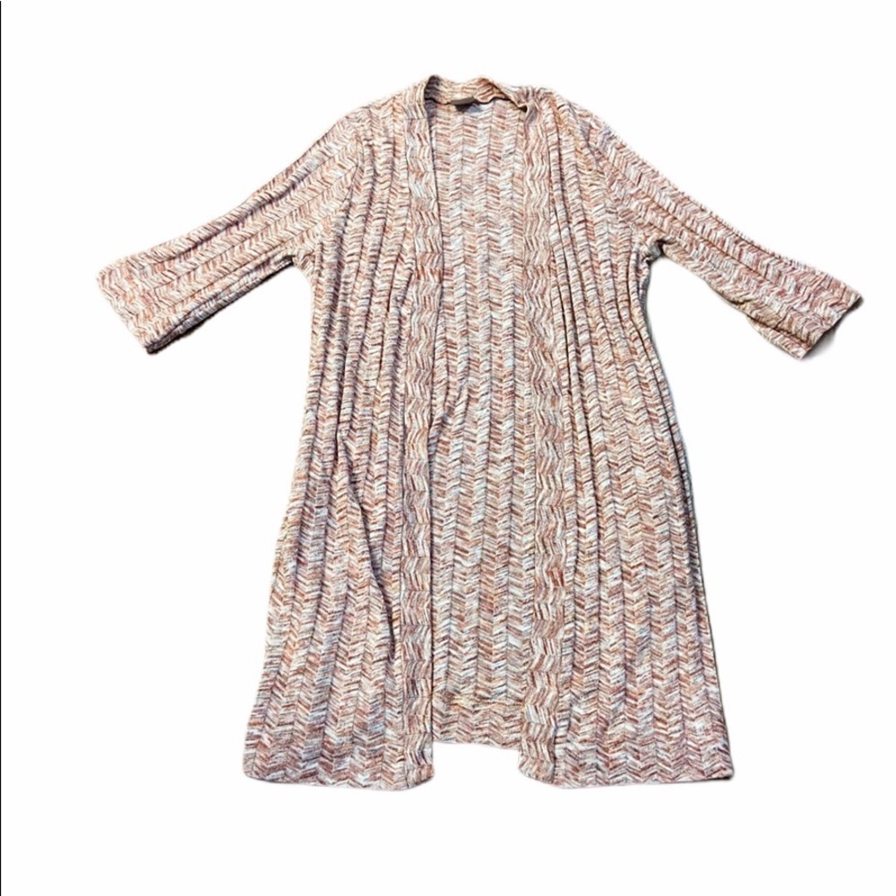 Zara Print Knit Cardigan